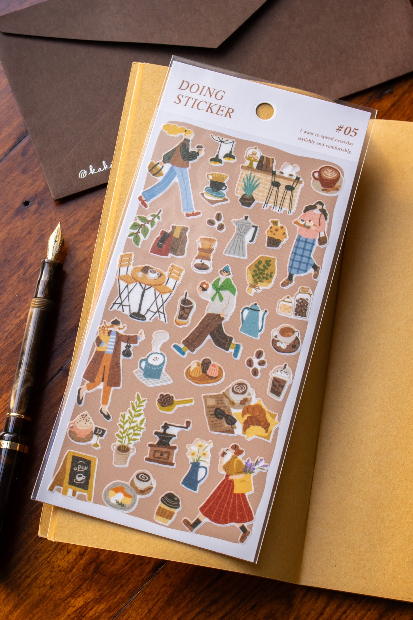 Doing Things Stickers - Cafe