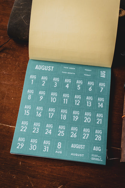 365 Days Calendar Stickers - Bright Colours