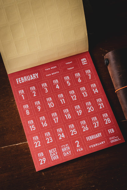 365 Days Calendar Stickers - Bright Colours