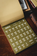 365 Days Calendar Stickers - Neutral Colours