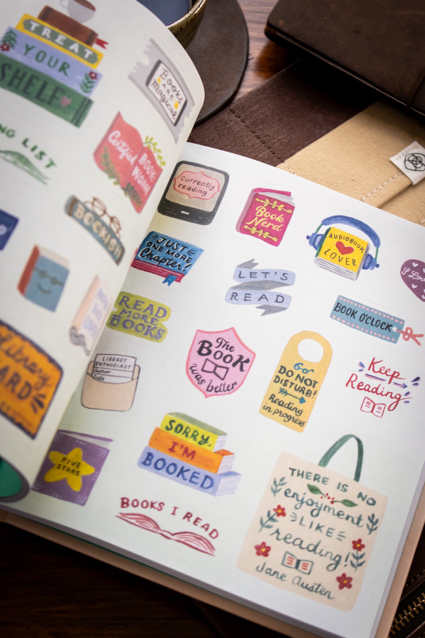 Book Lover’s Sticker Book