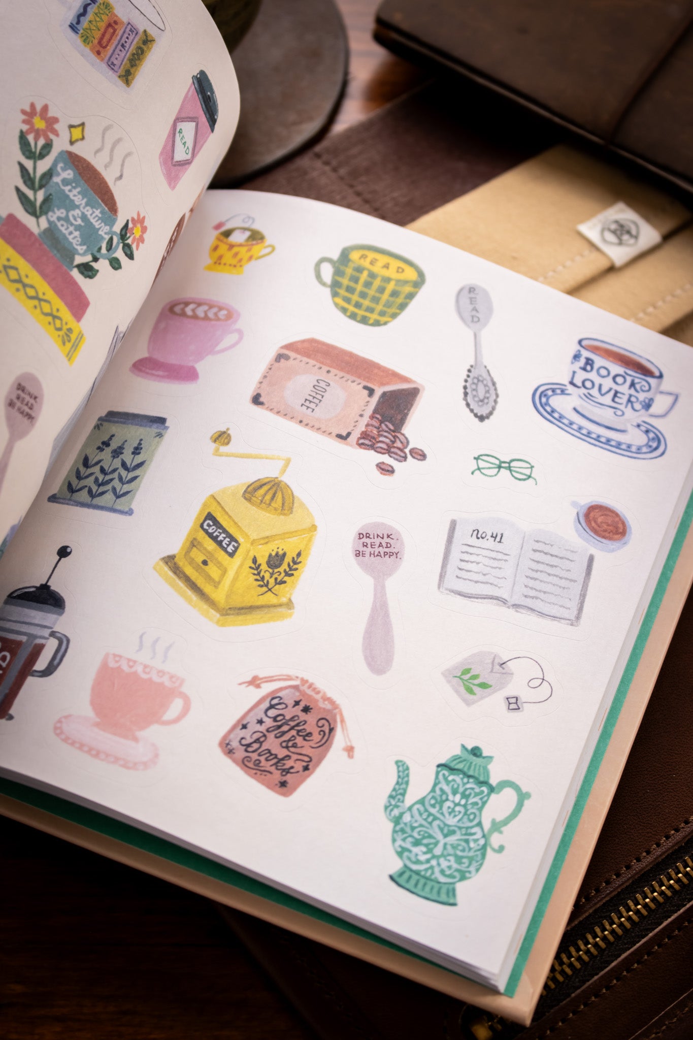Book Lover’s Sticker Book