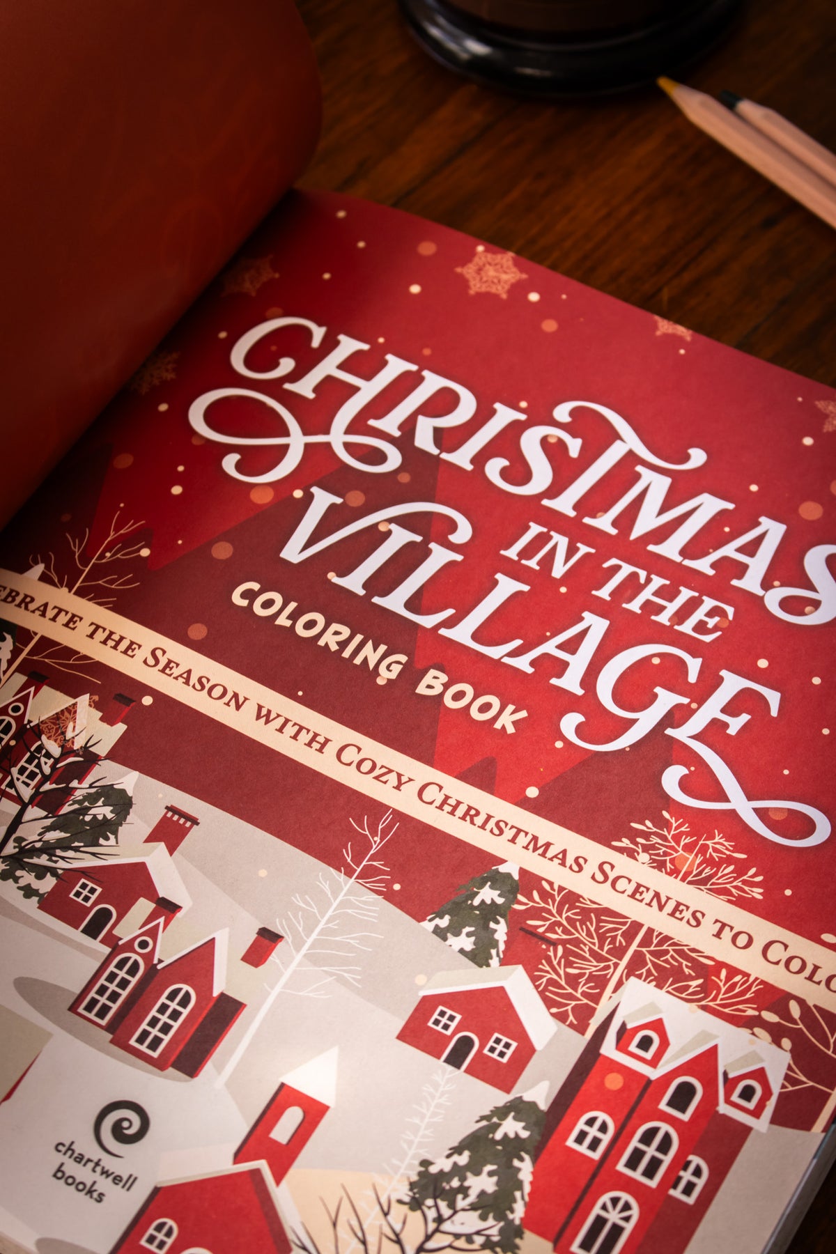 Christmas in the Village Colouring Book
