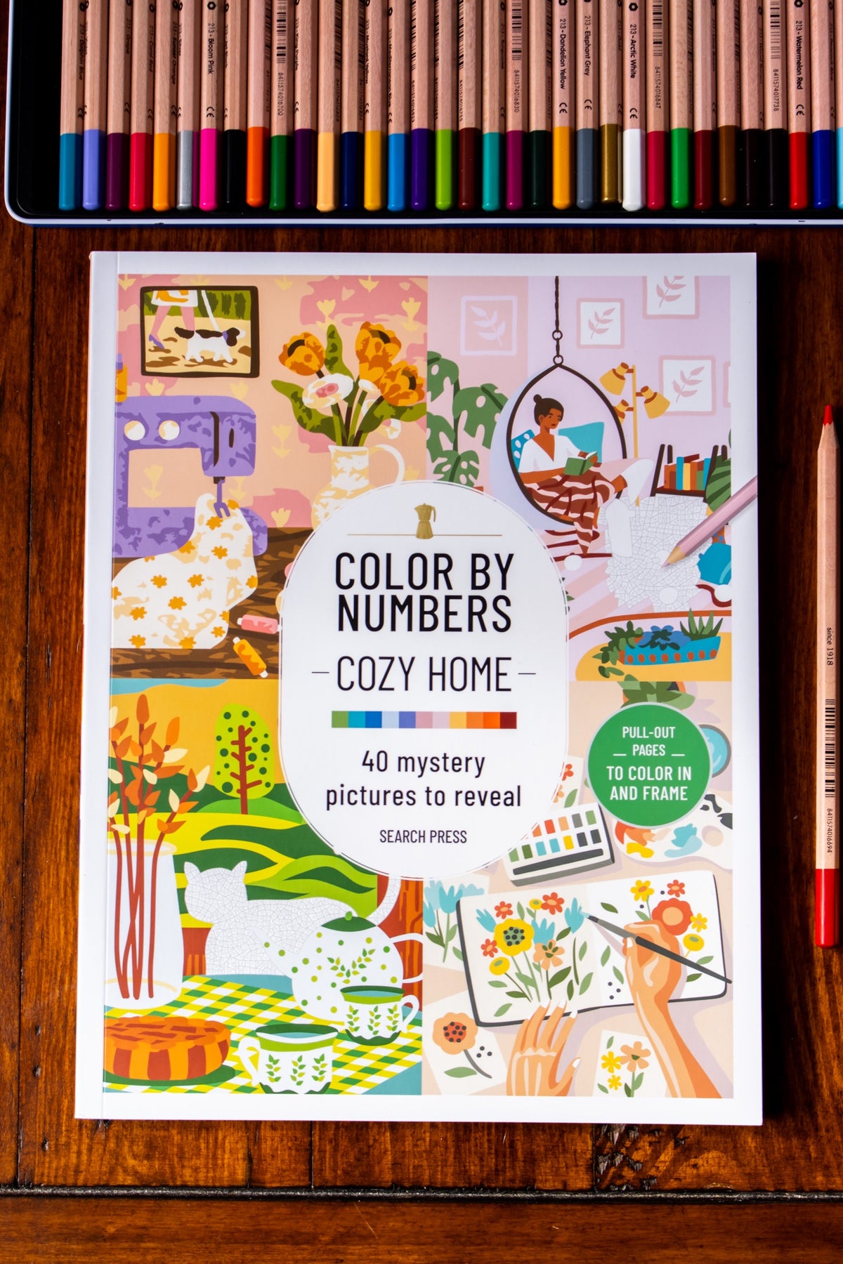 Colour By Numbers Cosy Home