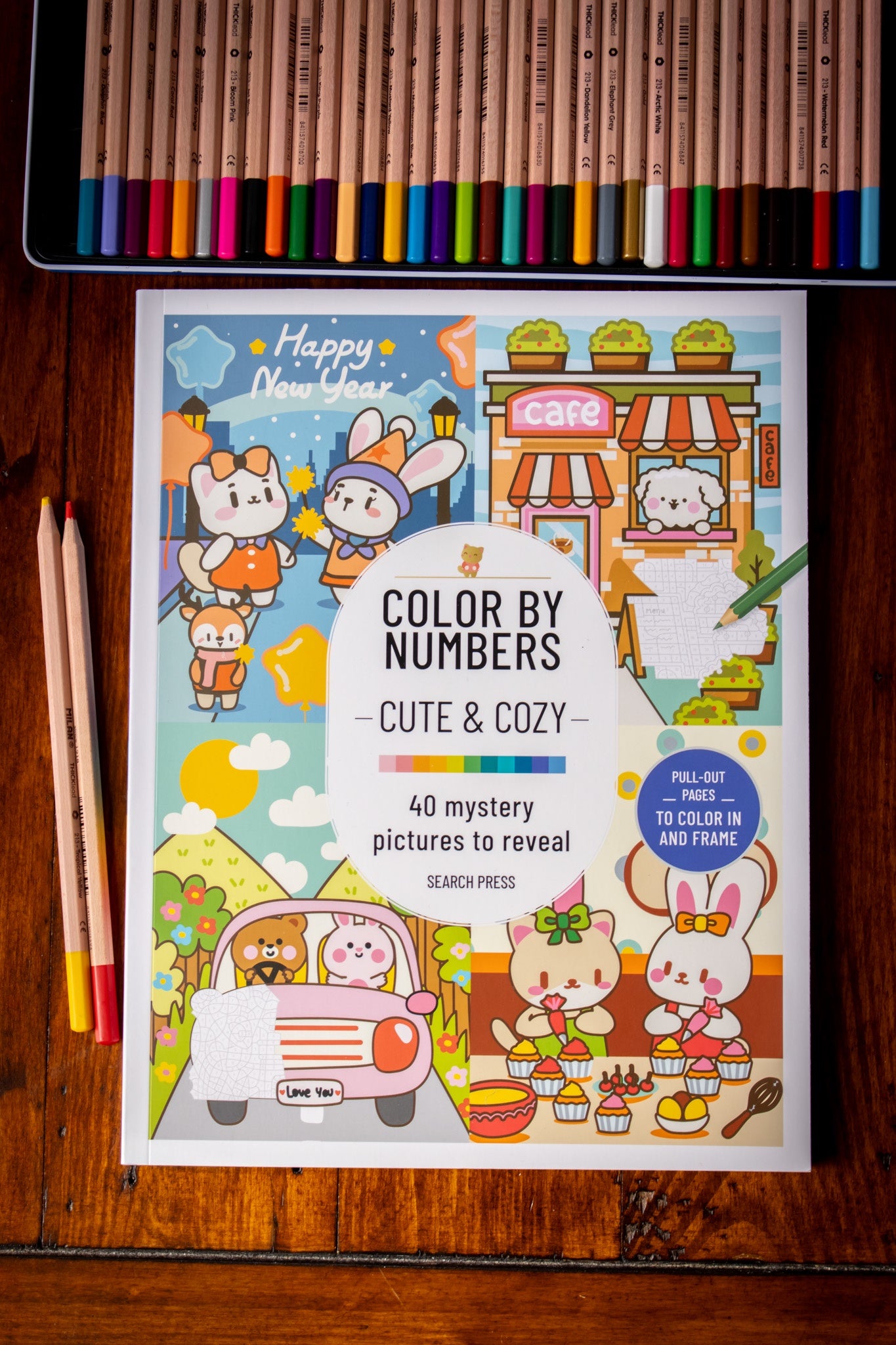 Colour By Numbers Cute & Cozy