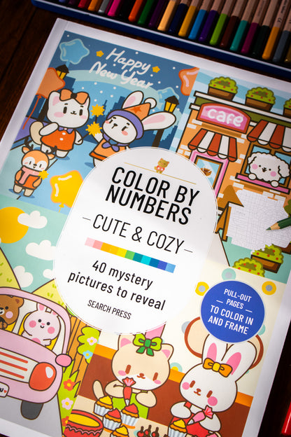 Colour By Numbers Cute & Cozy