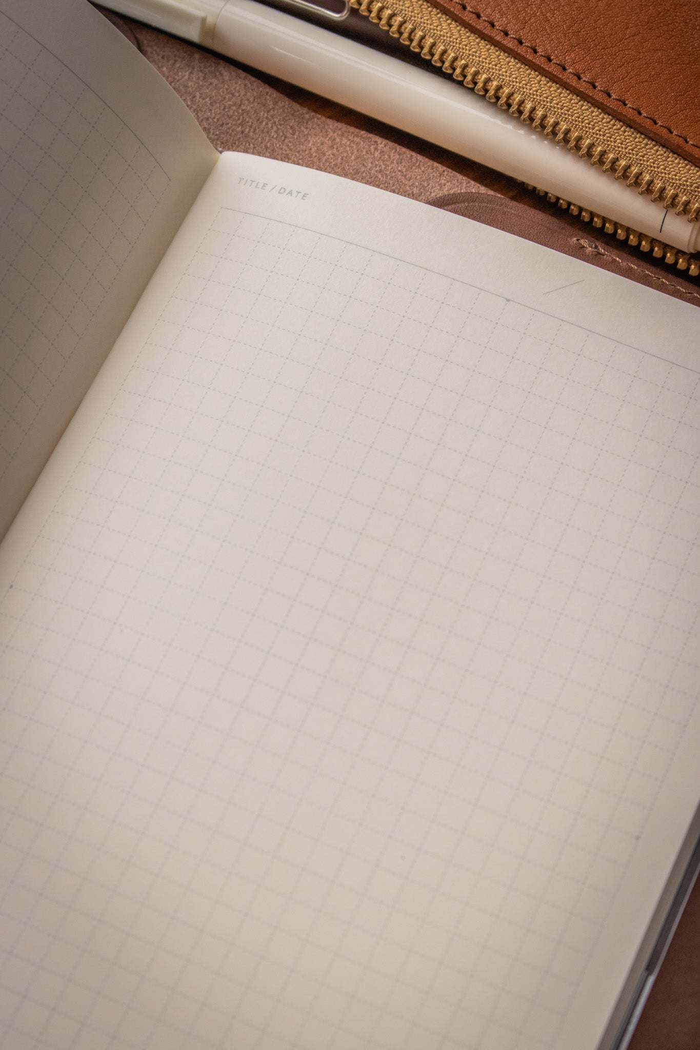 B6 Notebook - Gray Grid 5mm