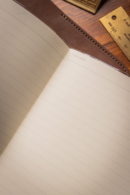 B6 Notebook - Beige Lined 7mm