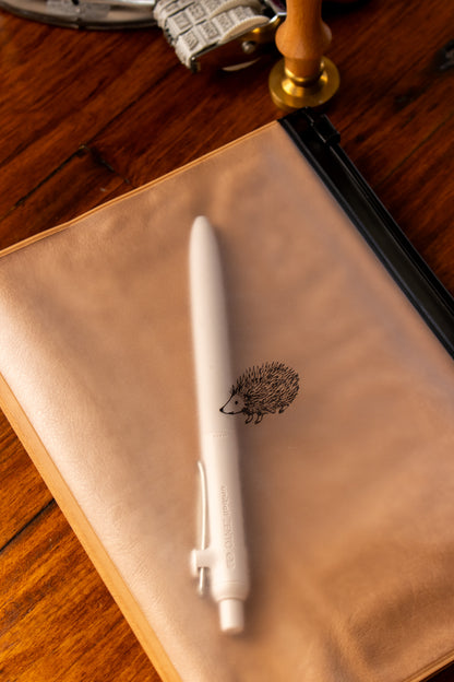 B6 Notebook Cover with Pocket - Hedgehog