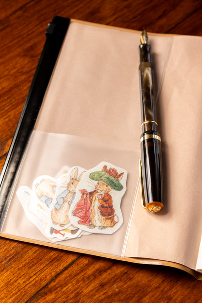 B6 Notebook Cover with Pocket - Hedgehog