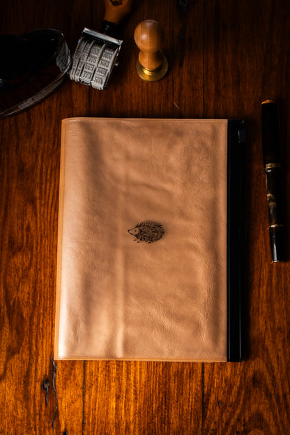 B6 Notebook Cover with Pocket - Hedgehog