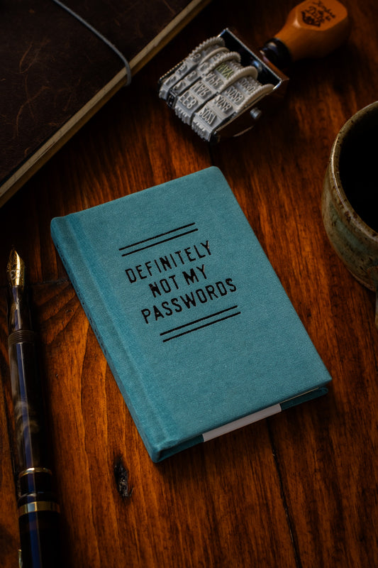 Definitely Not My Passwords Tiny Diary