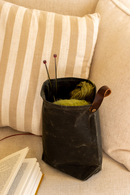 Canvas Carry Sack - Olive, Medium