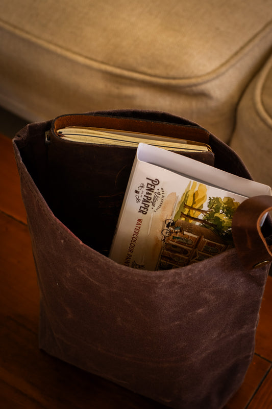 Canvas Carry Sack - Cocoa, Medium