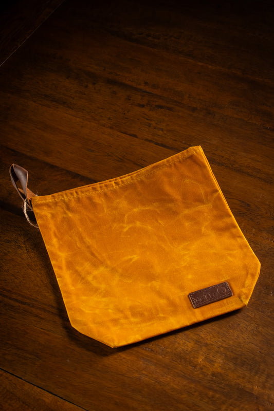 Canvas Carry Sack - Mustard, Medium