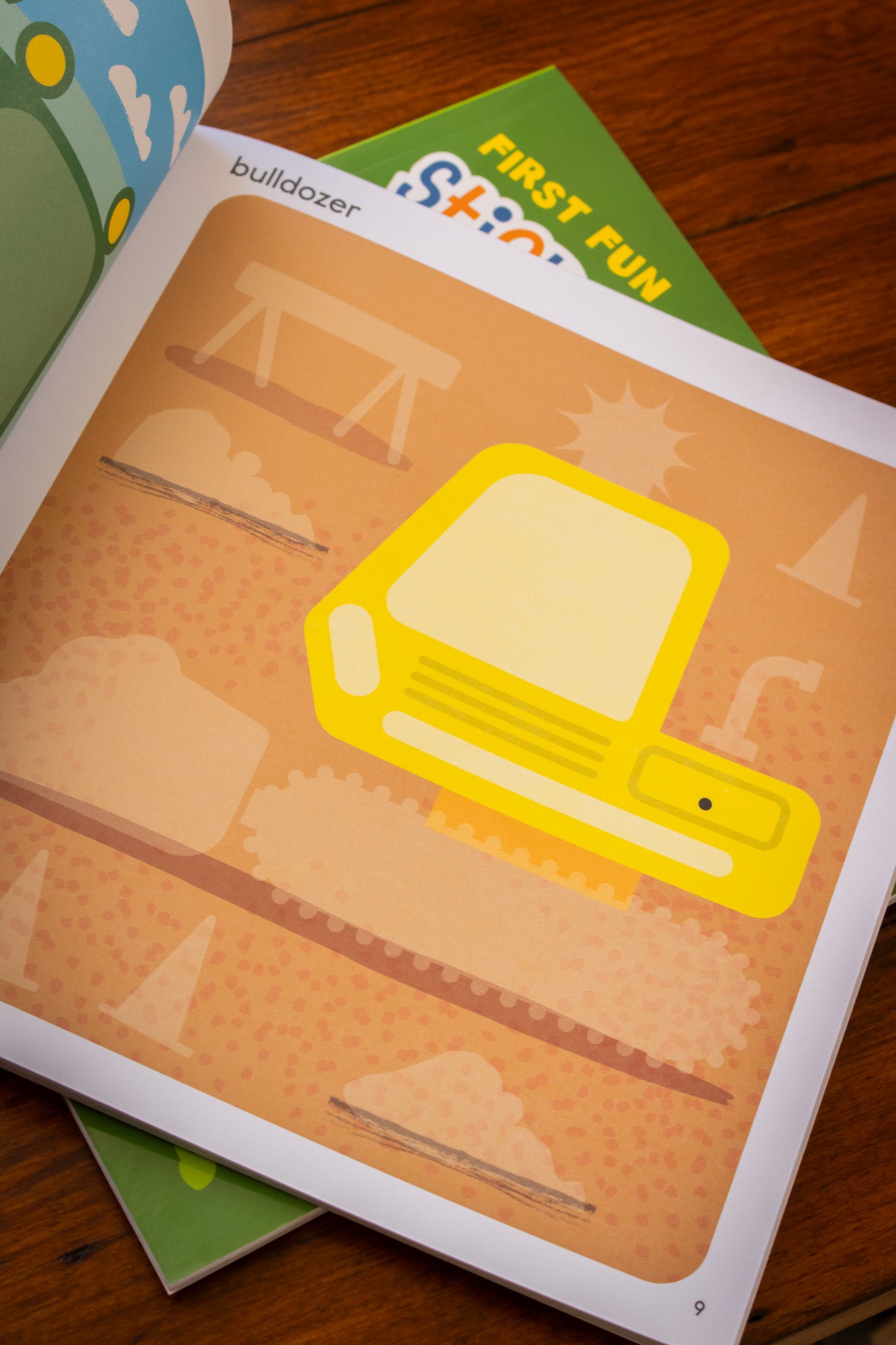 First Fun Sticker Painting: Trucks & Tractors