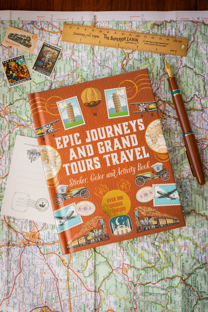 Epic Journeys and Grand Tours Sticker Book