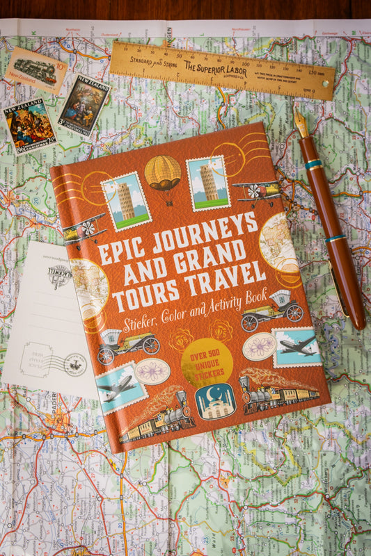 Epic Journeys and Grand Tours Sticker Book