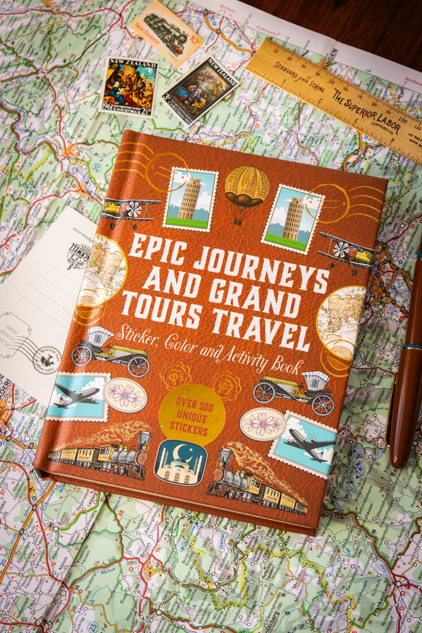 Epic Journeys and Grand Tours Sticker Book