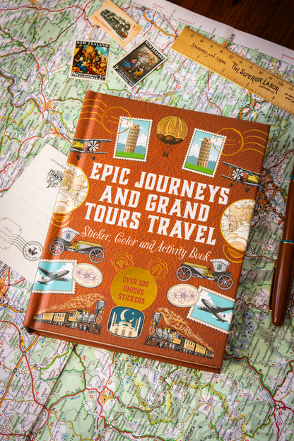 Epic Journeys and Grand Tours Sticker Book