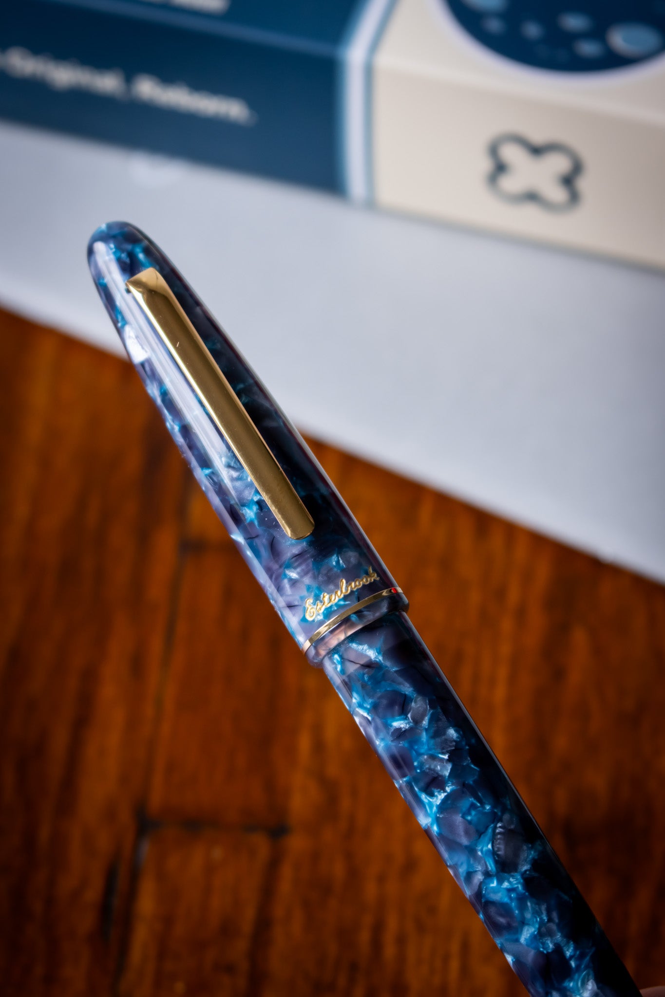 Estie Blue Moon - Gold Trim