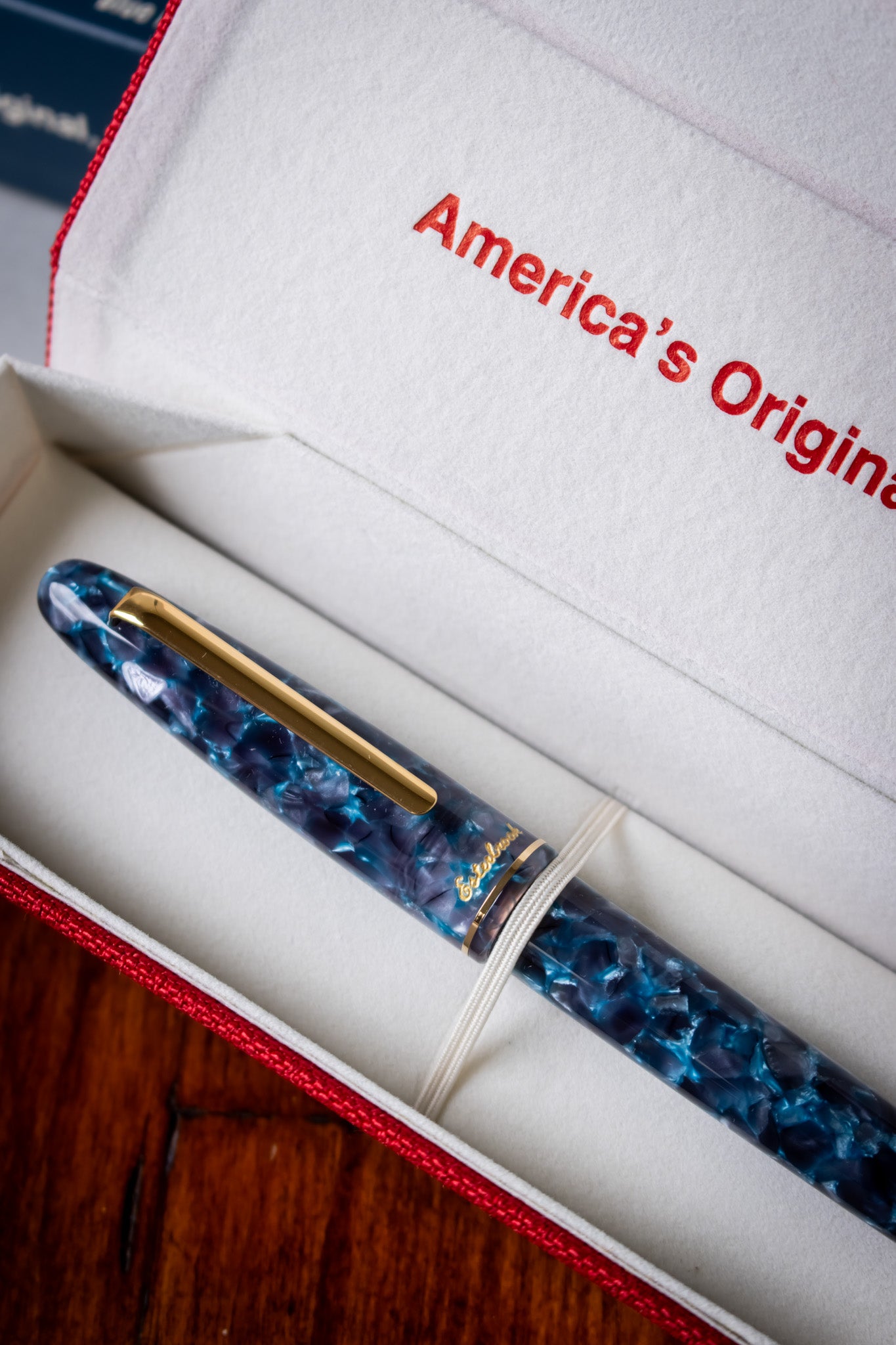 Estie Blue Moon - Gold Trim