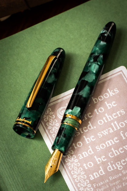 Estie Evergreen - Gold Trim
