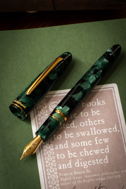 Estie Evergreen - Gold Trim