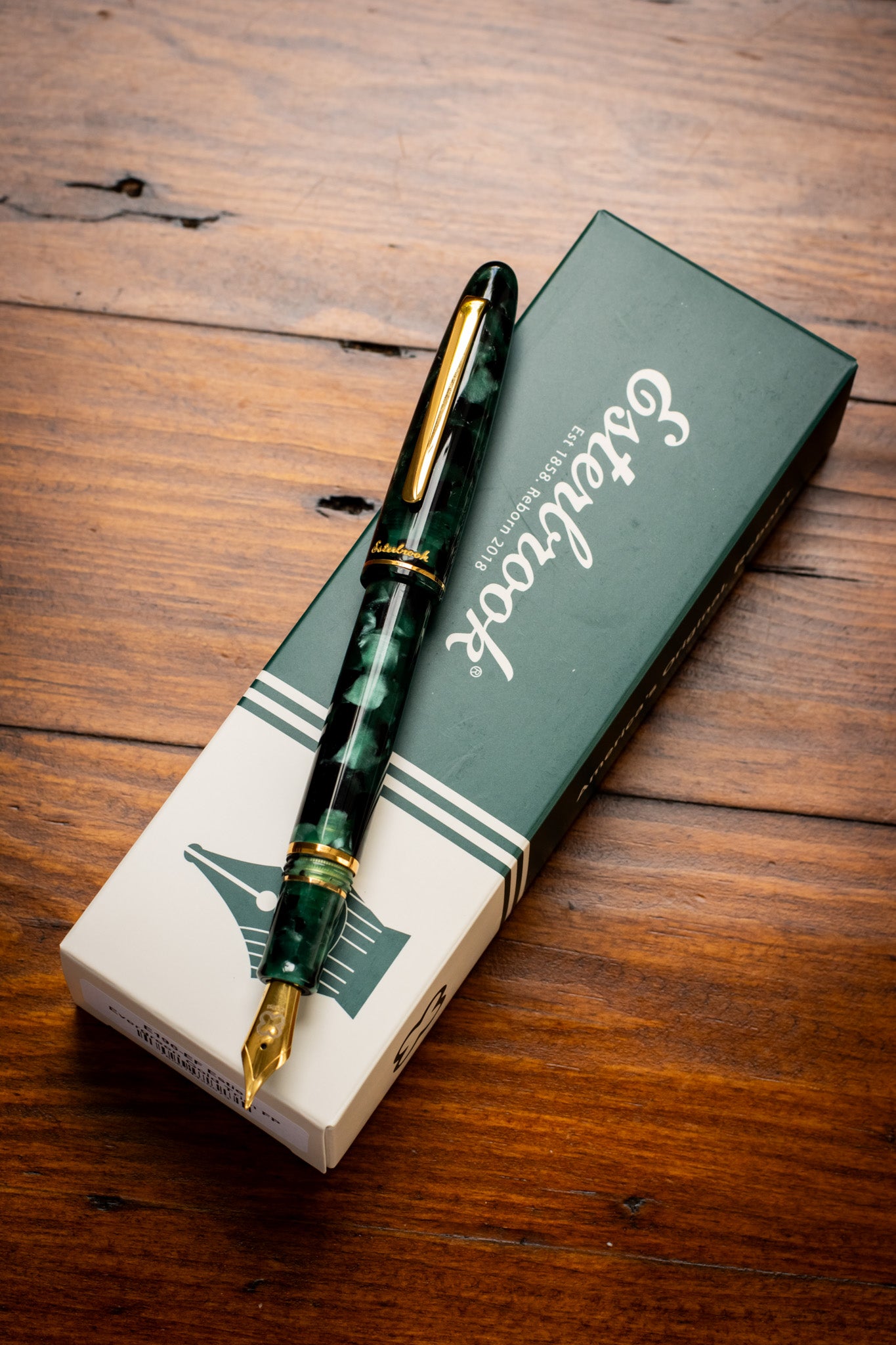 Estie Evergreen - Gold Trim