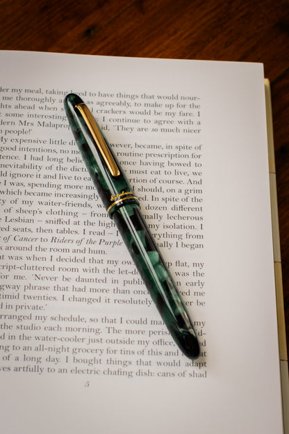 Estie Evergreen - Gold Trim