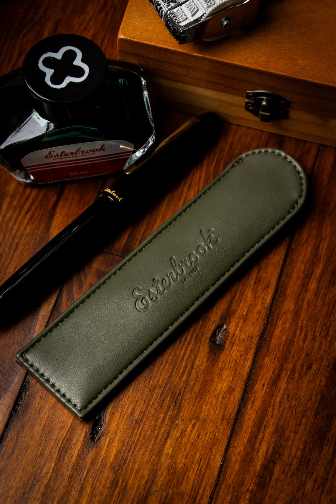 Pen Sleeve - Moss Green