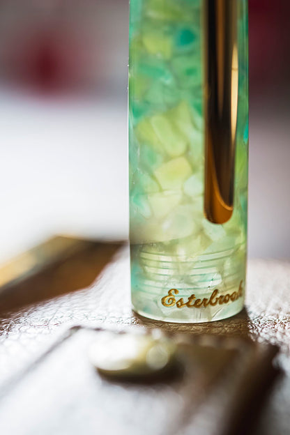 Estie Sea Glass - Gold Trim