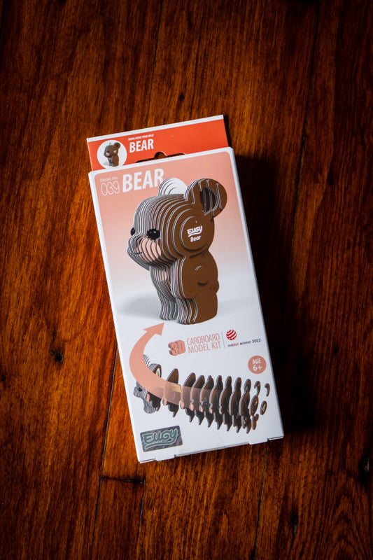 Eco-Friendly Cardboard Puzzle - Bear