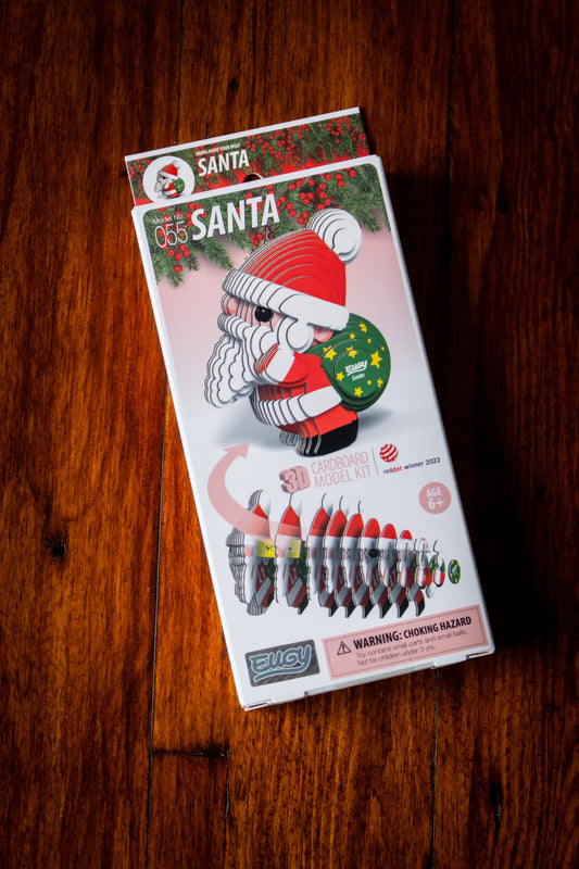 Eco-Friendly Cardboard Puzzle - Santa