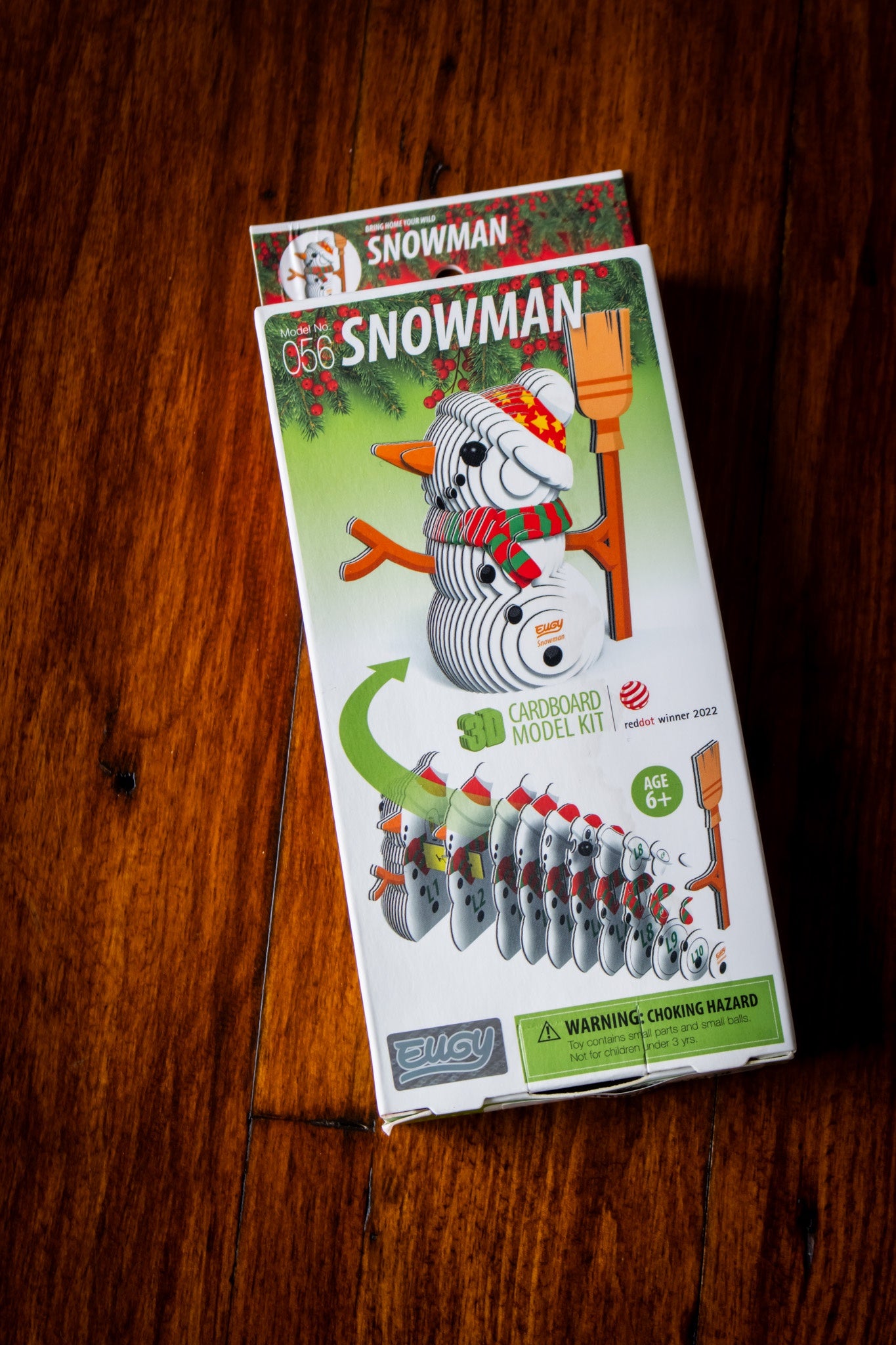 Eco-Friendly Cardboard Puzzle - Snowman