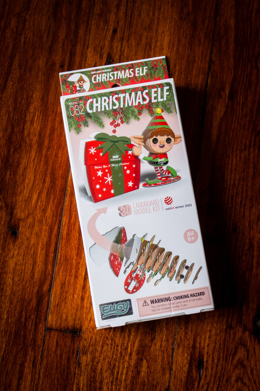 Eco-Friendly Cardboard Puzzle - Christmas Elf