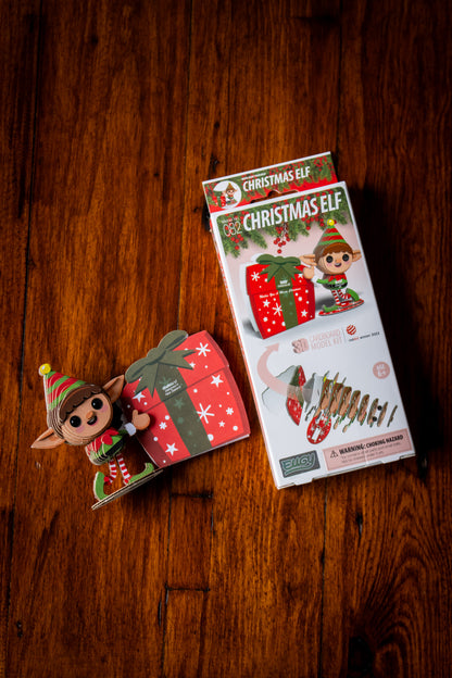 Eco-Friendly Cardboard Puzzle - Christmas Elf