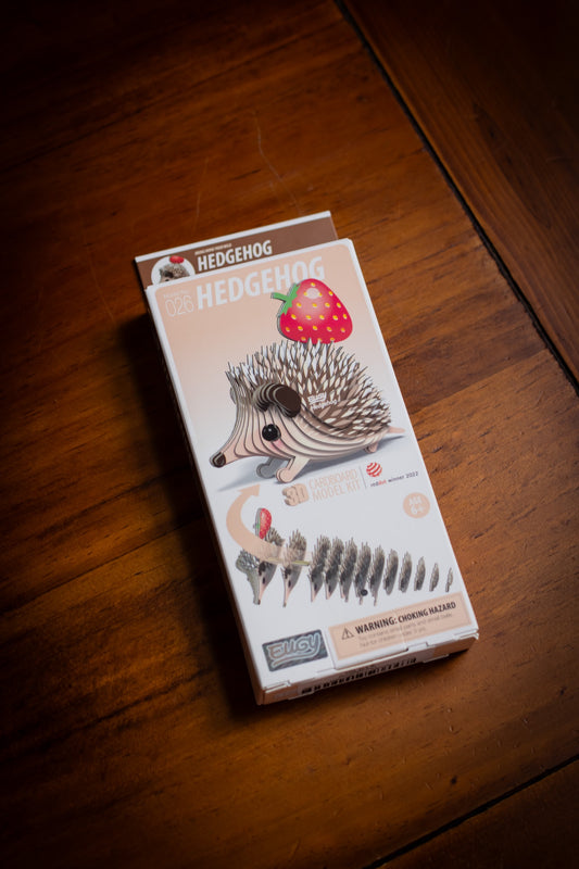 Eco-Friendly Cardboard Puzzle - Hedgehog