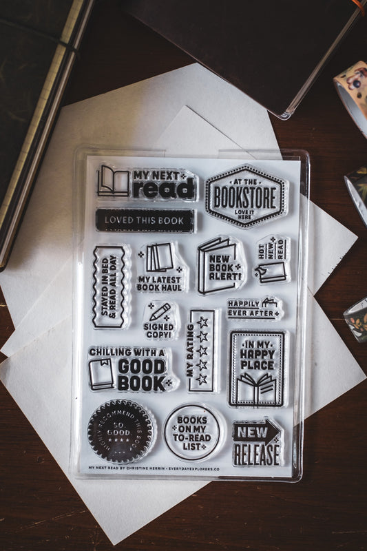 My Next Read - Clear Stamp Set