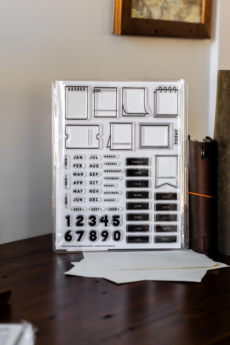 Save the Date - Clear Stamp Set