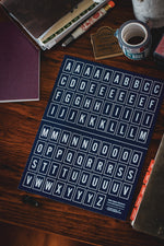 6x8 Alphabet Sticker Sheet - Purple