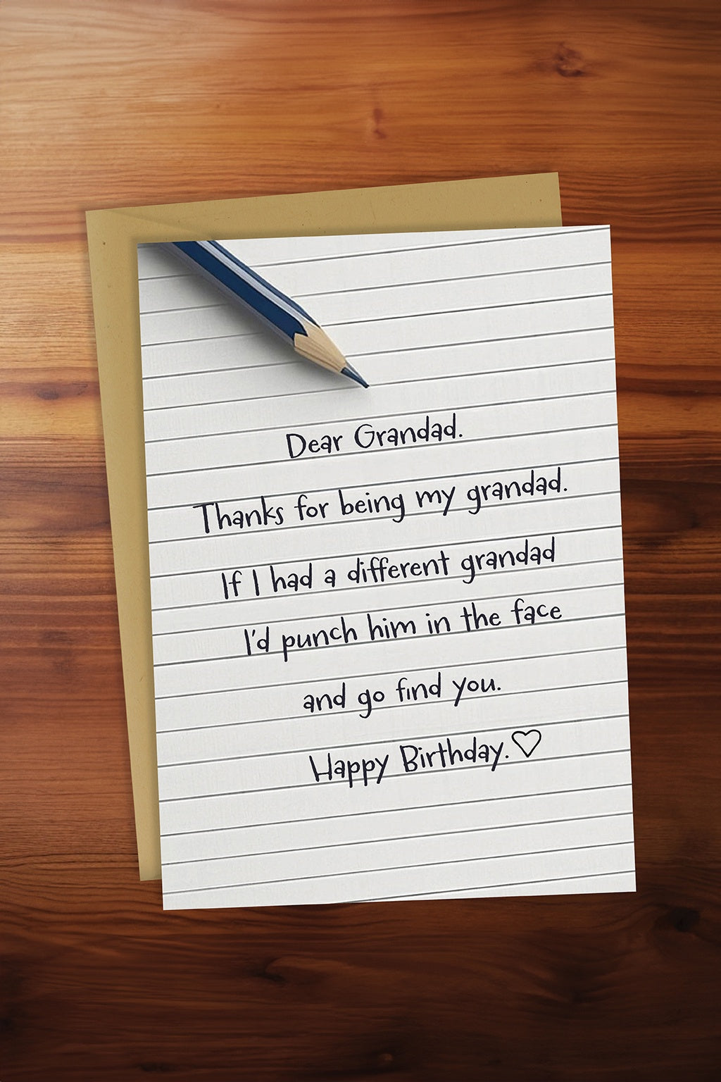 Dear Grandad Card