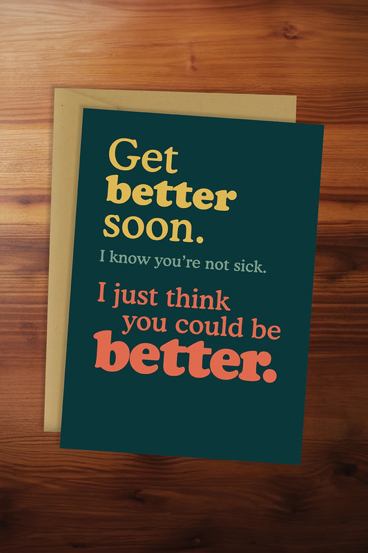 Not Sick Card