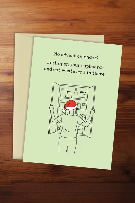 No Advent Calendar Card