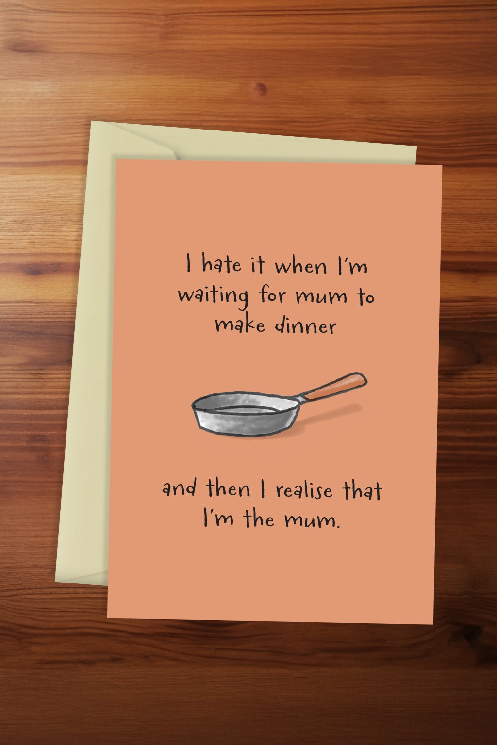 Waiting for Dinner Card