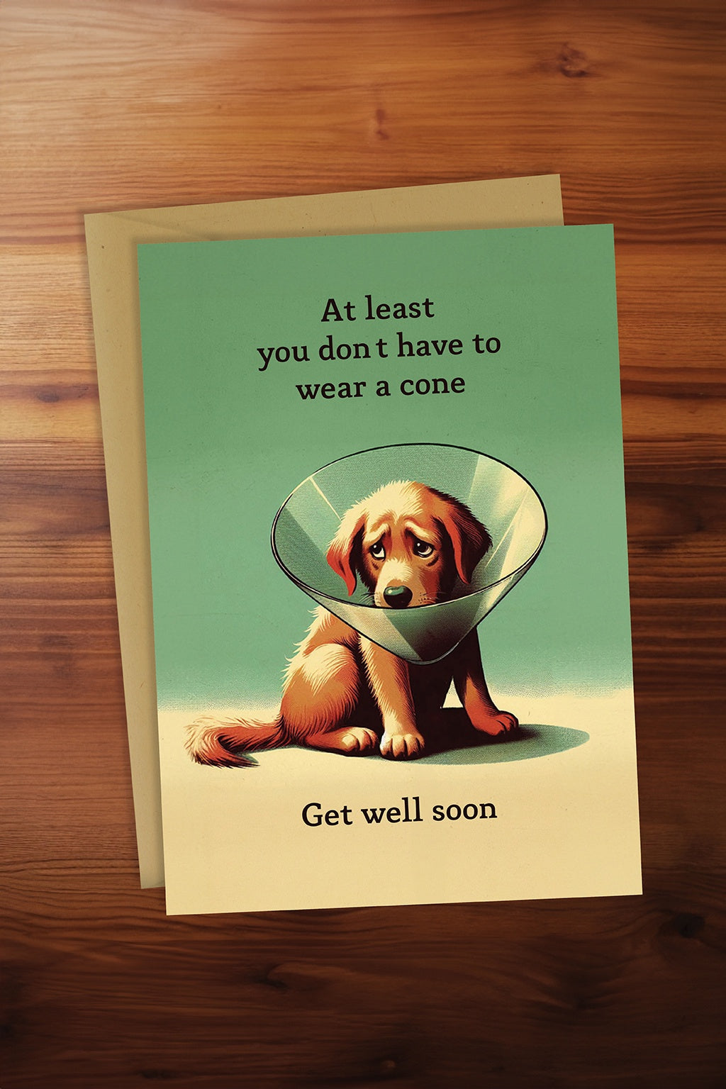 Cone Get Well Soon Card