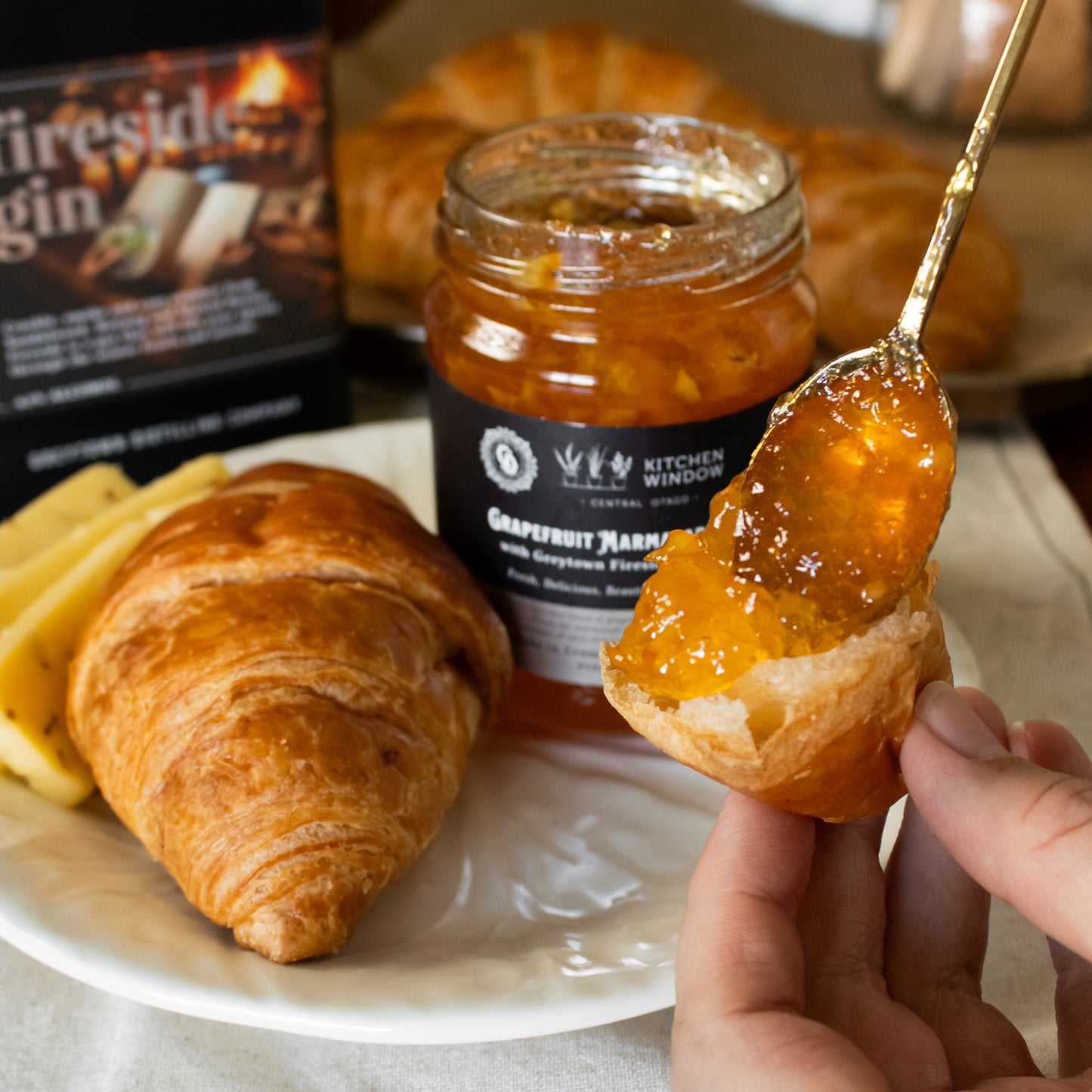 Grapefruit Marmalade with Fireside Gin