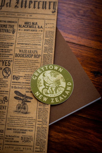 Greytown Circle Sticker (Small)
