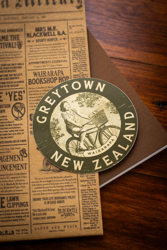 Greytown Circle Sticker (Large)