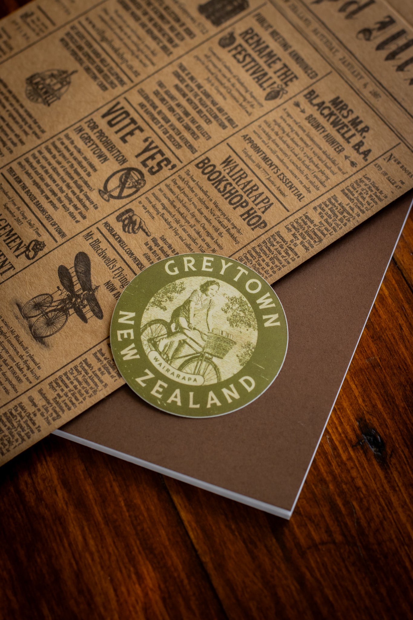 Greytown Circle Sticker (Small)